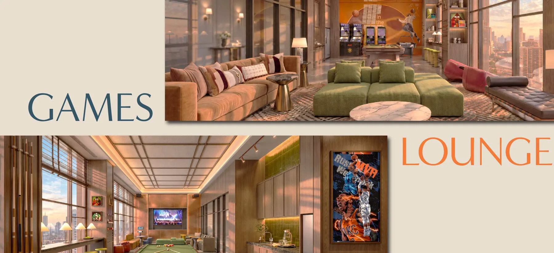 Games Lounge artist impression
