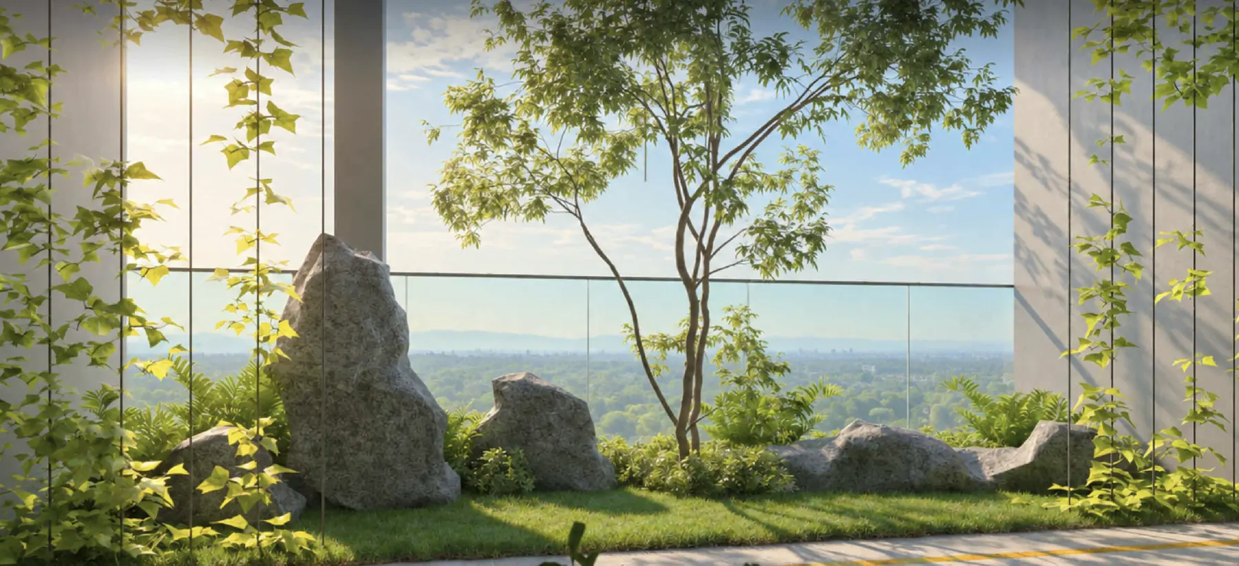 Hanging garden artist impression