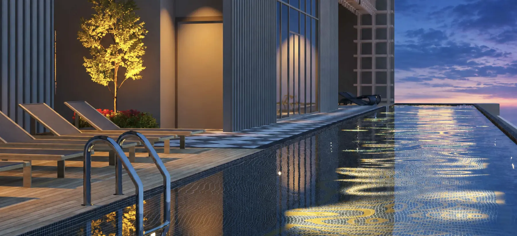 Luxe pool artist impression